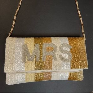 Mrs. Beaded Clutch Purse